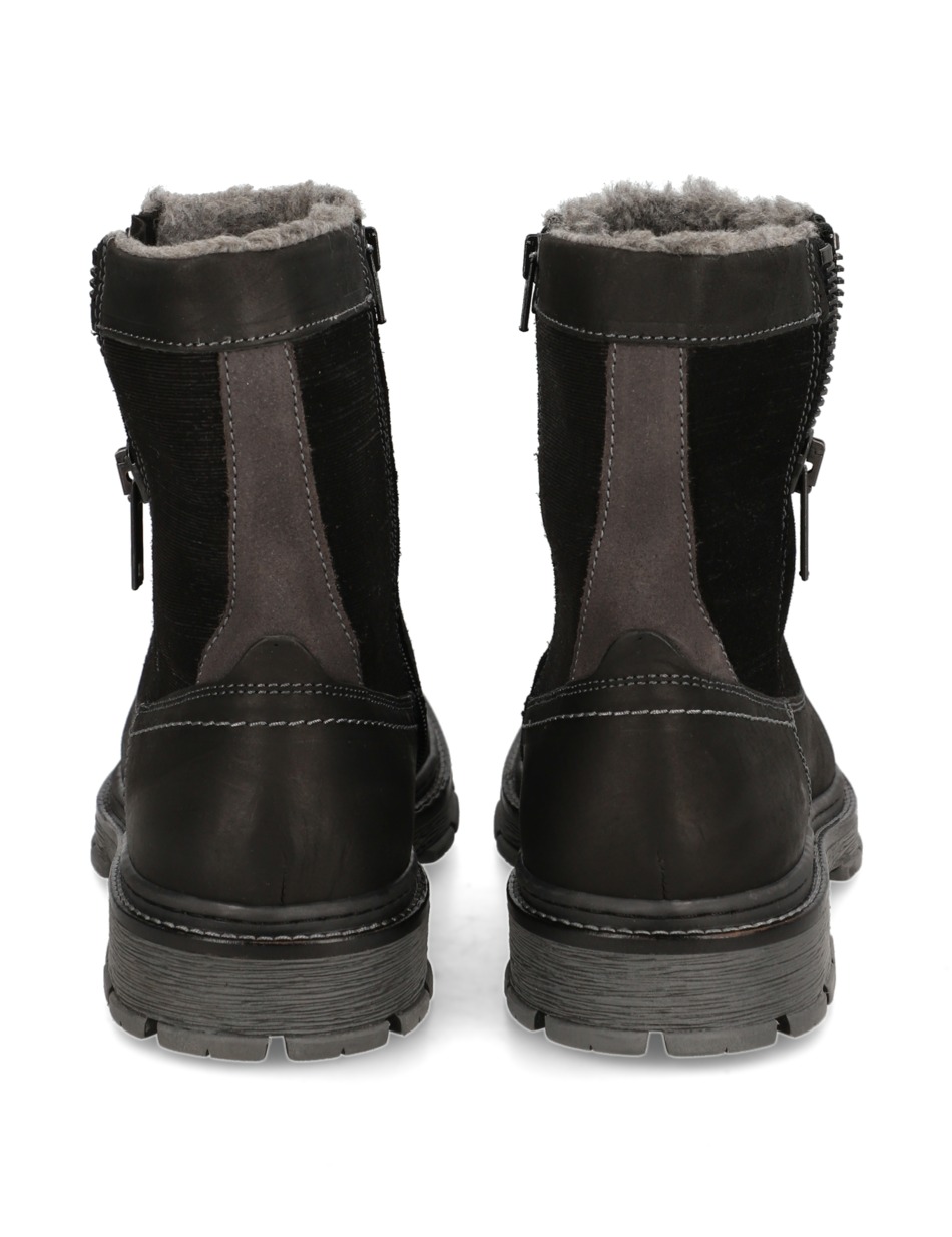 Lederkombination Stiefel