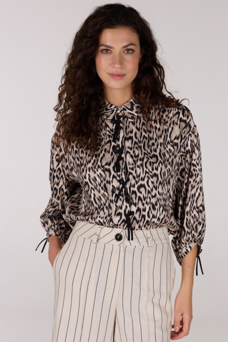 Juffrouw Jansen multi color dames blouse