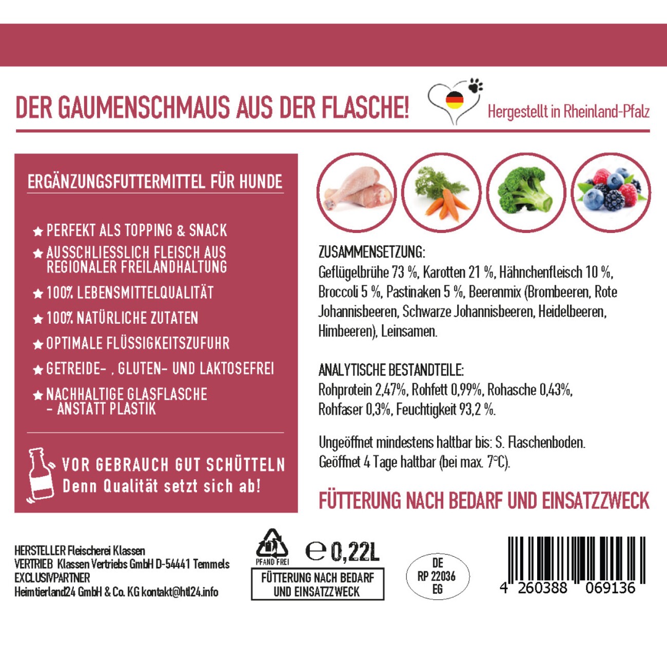 Tjure Superfood Huhn mit Beeren
