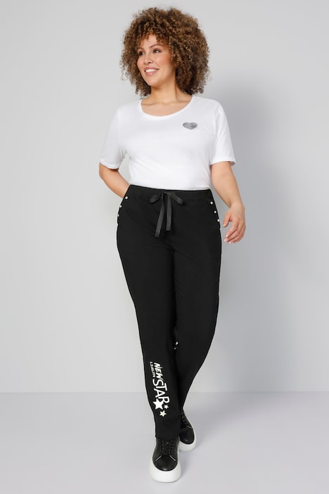 Joggpants, Bein-Print, Elastikbund