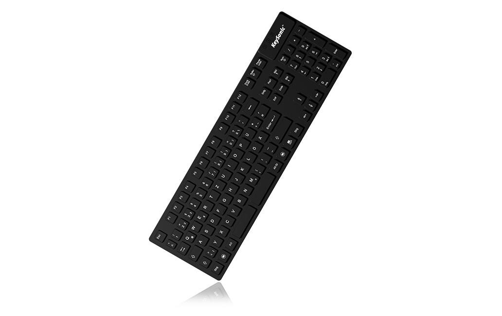 Tastatur KSK-8030INWasserdichte Industrie-Tastatur mit Silikon-Beschichtung