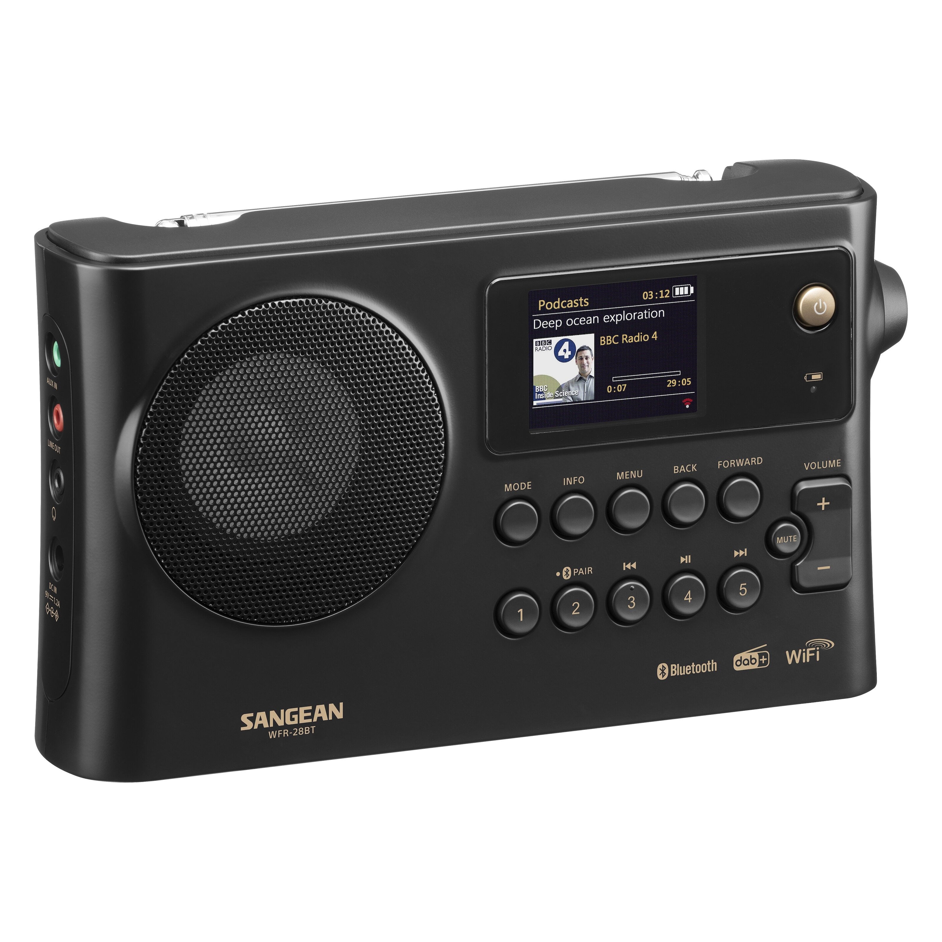 Sangean WFR-28 BT Internettradio med DAB+/FM