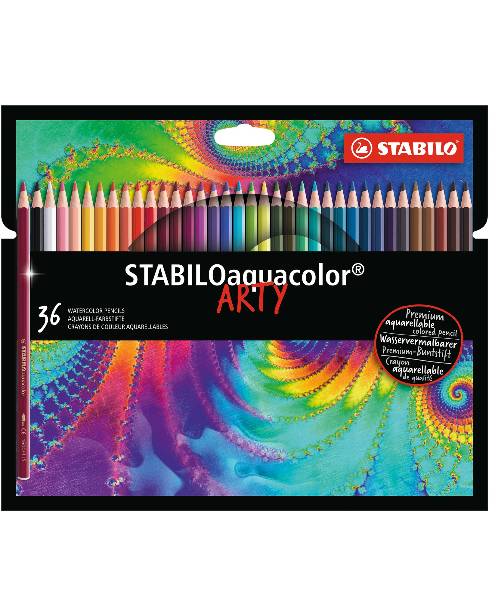 Aquarell-Buntstift STABILO® aquacolor ARTY 36er-Pack