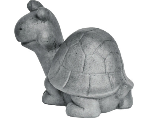Tuinfiguur schildpad Lafiora 31 x 20 x 22,5 cm donkergrijs