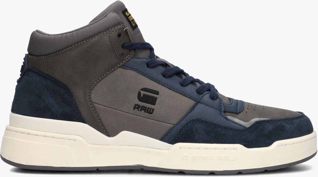 G-STAR RAW blauwe g-star raw hoge sneaker attacc mid lay