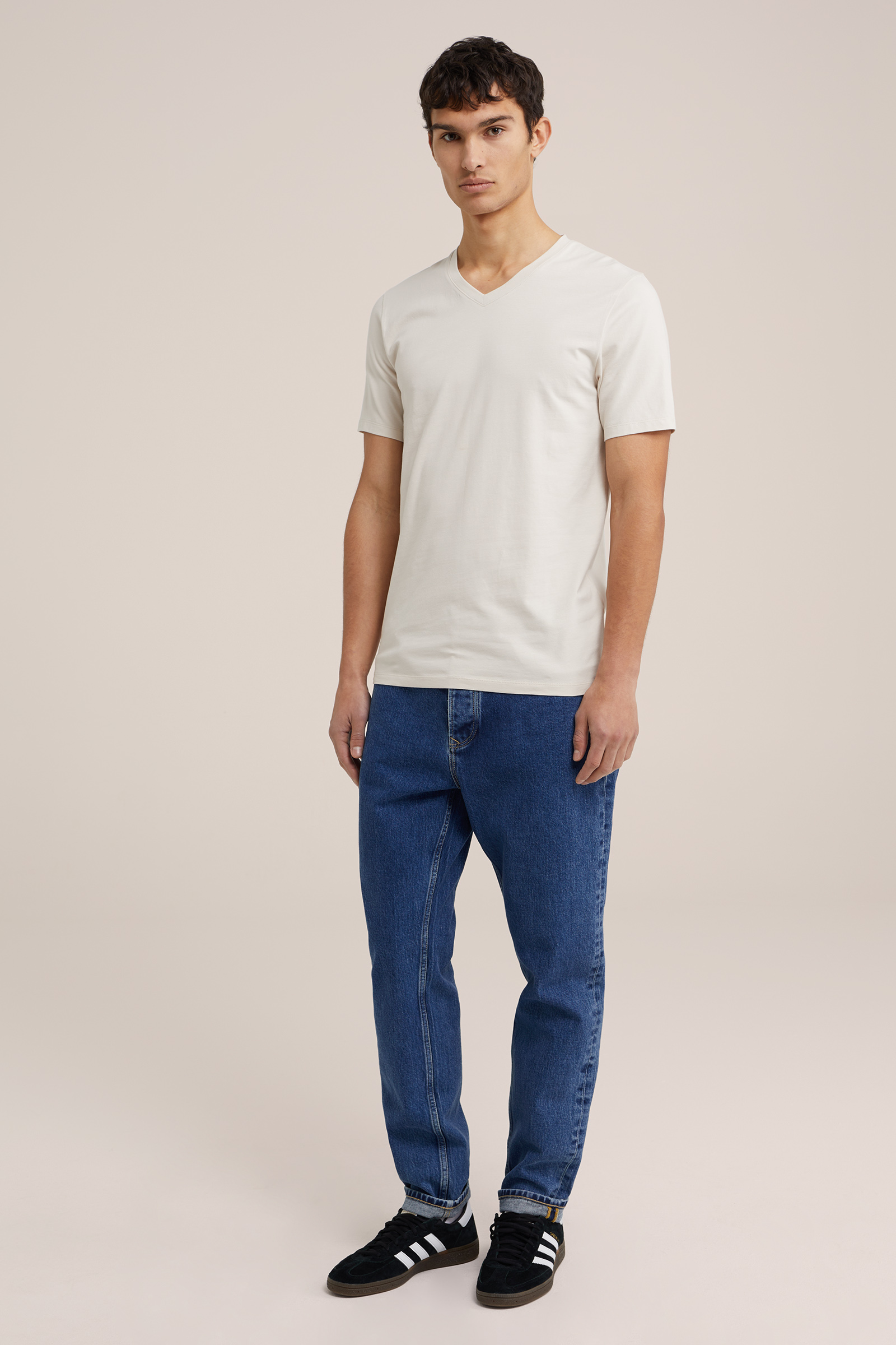 T-shirt WE Fashion Beige