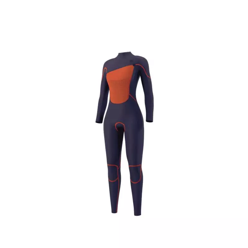 Combinaison intégrale femme MYSTIC The One 3/2mm Zipfree Black