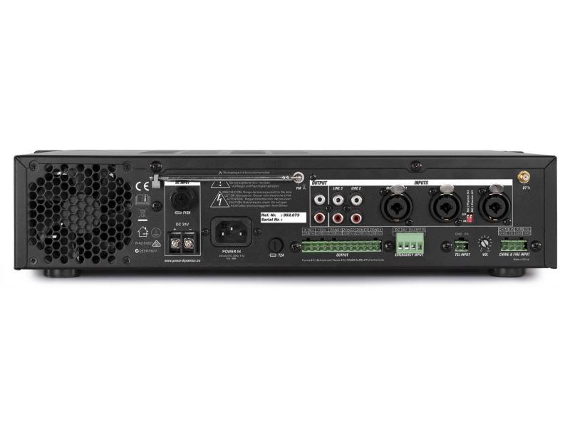 Power Dynamics Verstärker Pro PDV360MP3 4-Zonen Mischer Multifunktionaler 4-Zonen Mischer