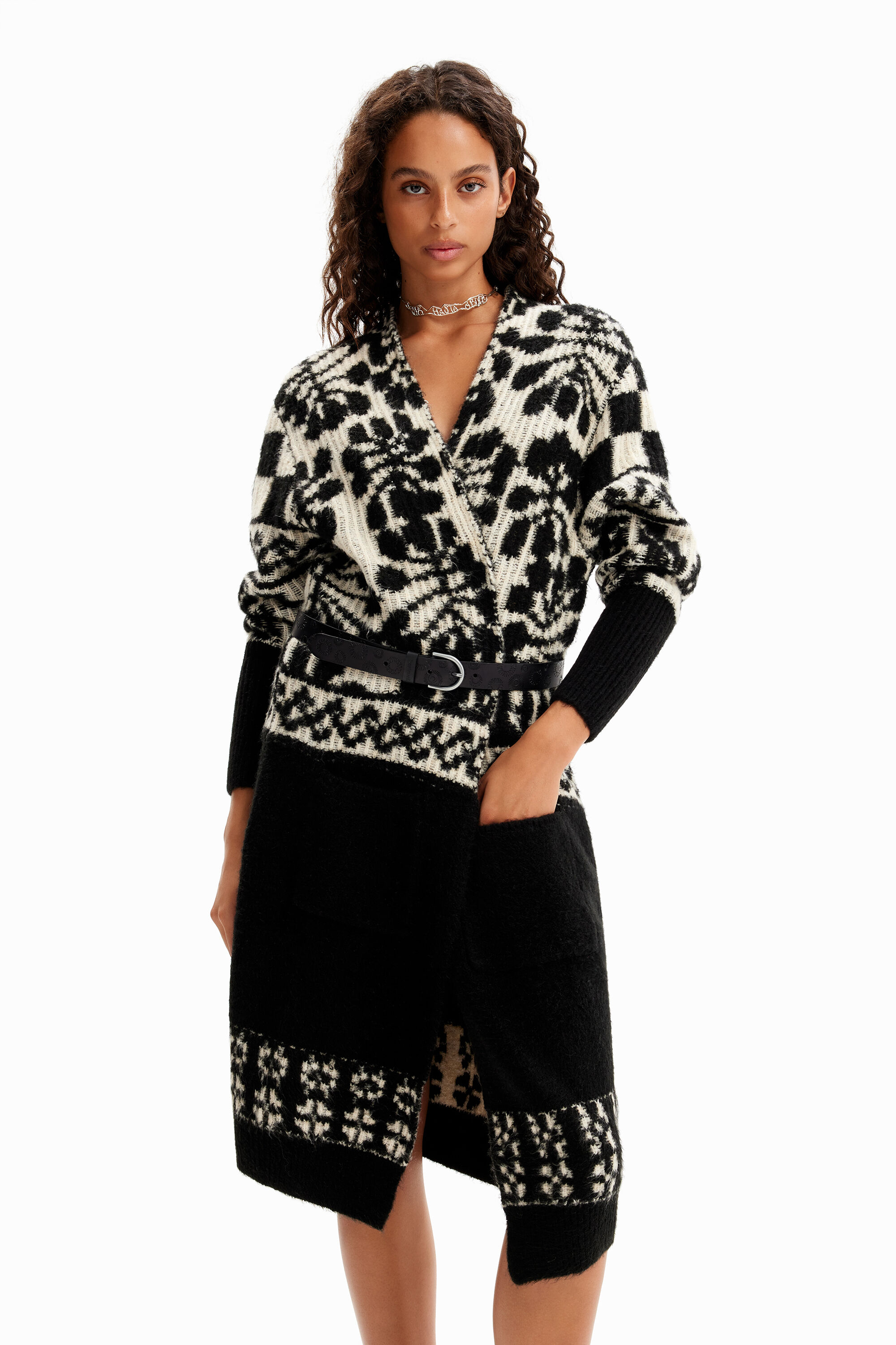Cardigan long oversize M. Christian Lacroix