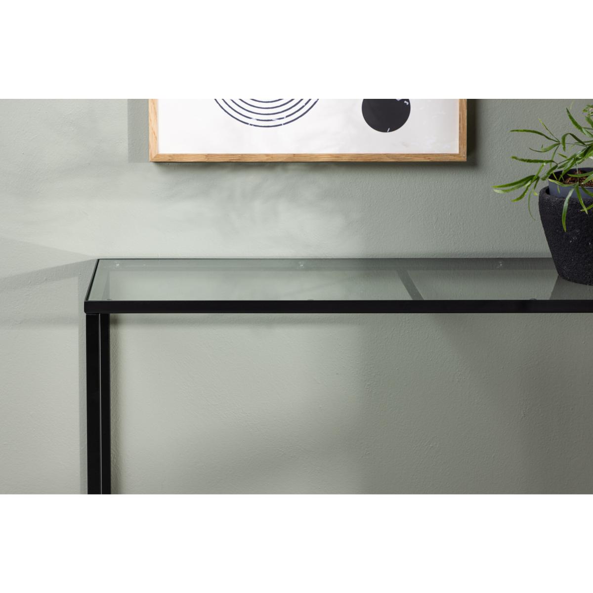 Svea - Leon sidetable - 100 cm - zwart