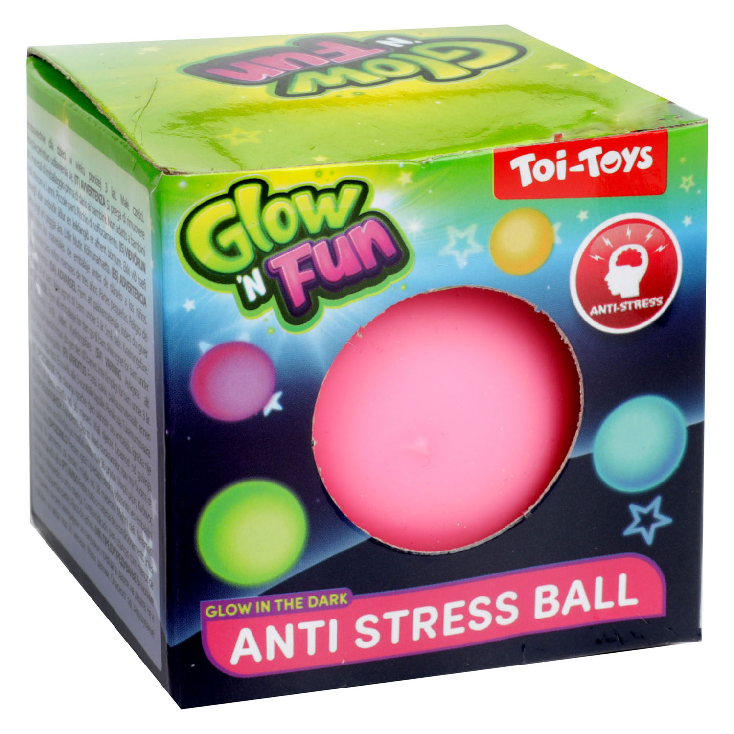 Glow N Fun Anti Stressbal Glow in the Dark
