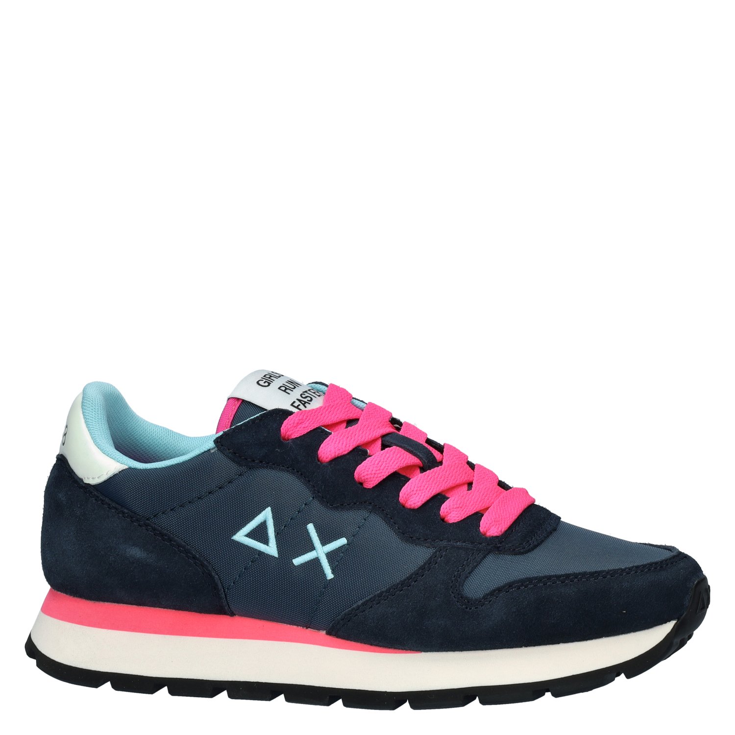 Sun 68 Ally Solid Nylon dames sneaker Sun ’68 Blauw