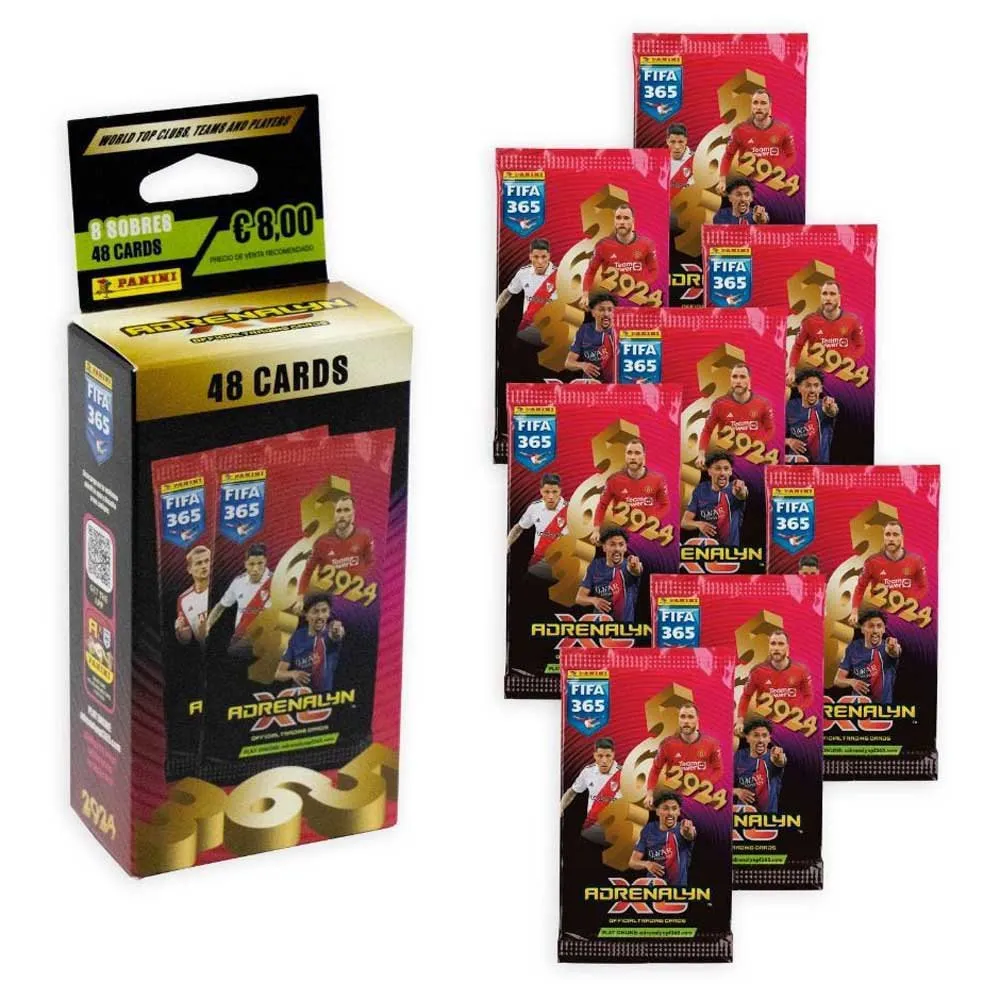 Panini Adrenalyn FIFA 365 2024 - 8 unidades de cartas colecionáveis