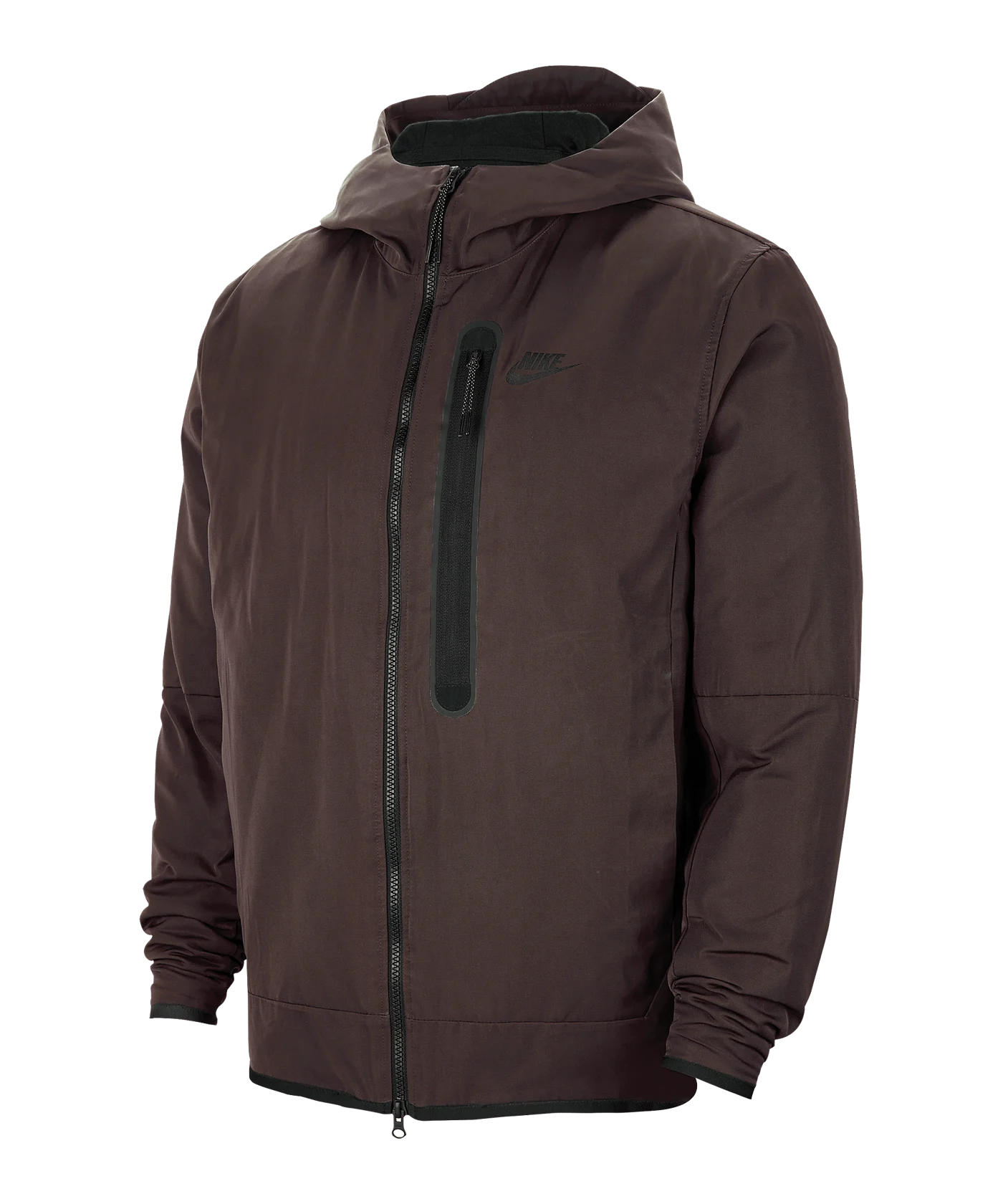 Nike Woven Kapuzenjacke Braun Schwarz F203