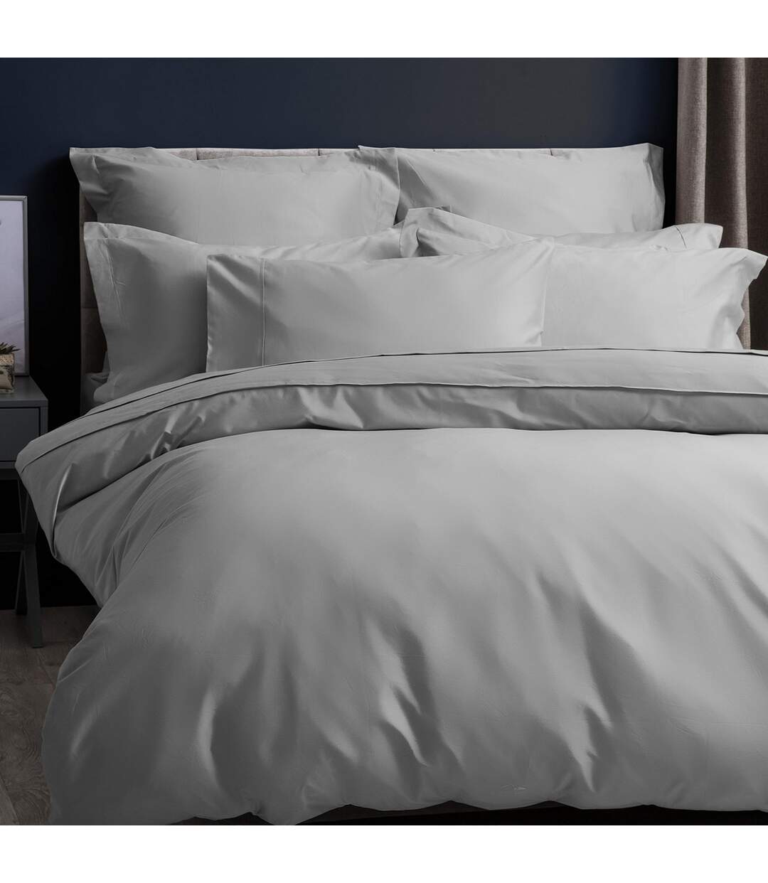 Belledorm - Housse de couette PIMA (Blanc Argenté) - UTBM295