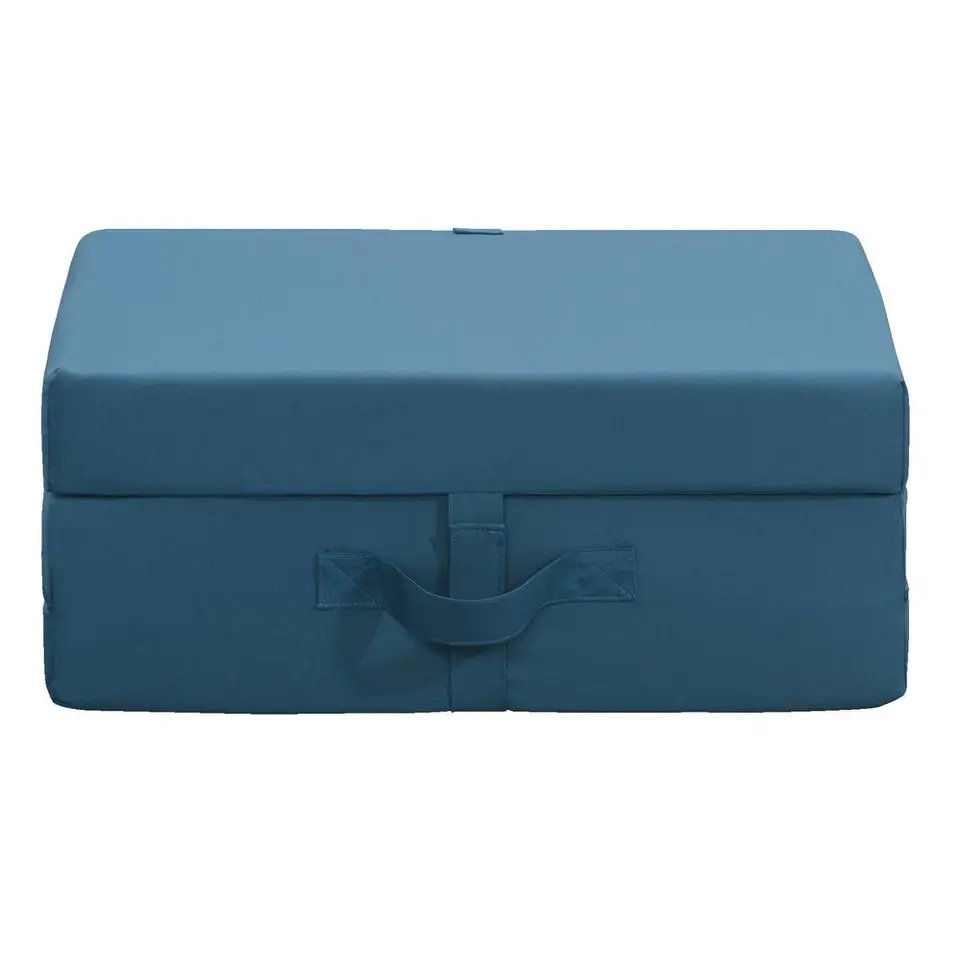 Opvouwbaar matras Rumba - blauw - 70x190x9 cm