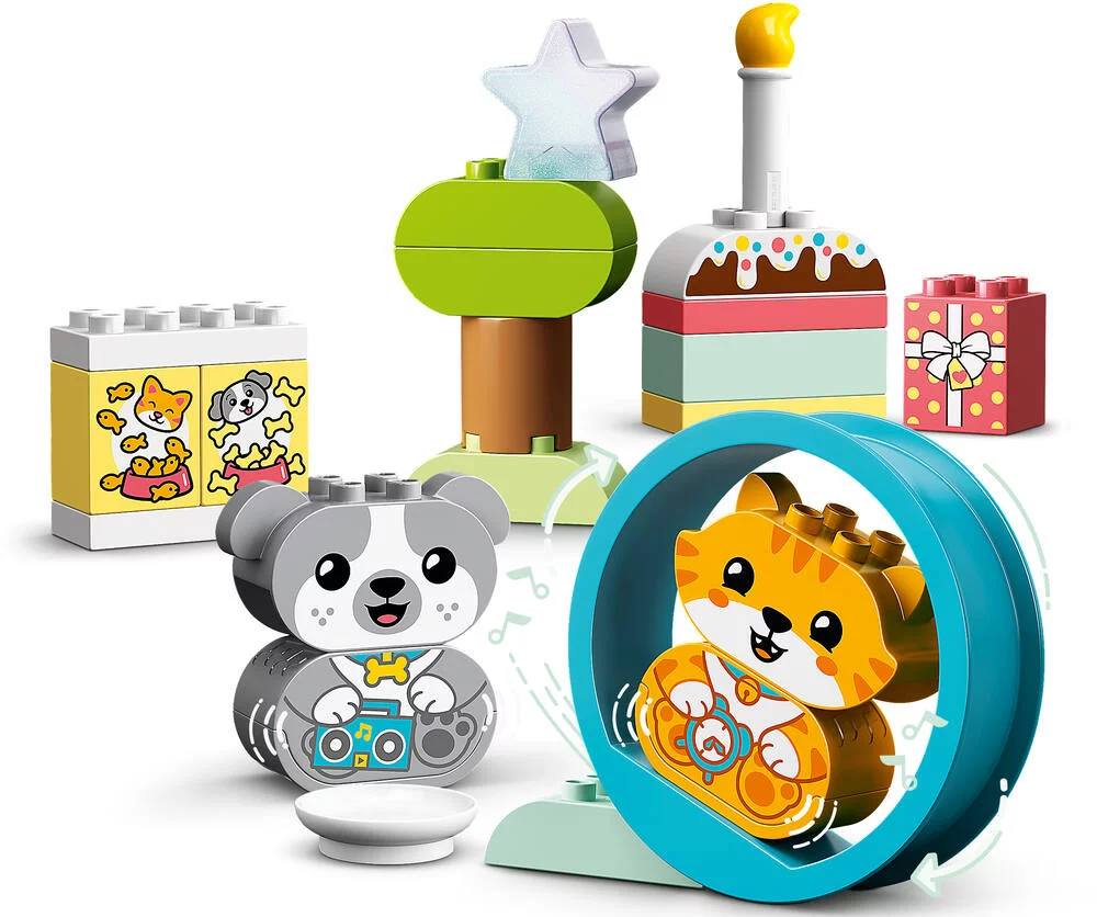 LEGO®DUPLO 10977 - MES PREMIERS CHIOT ET CHATON AVEC EFFETS SONORES