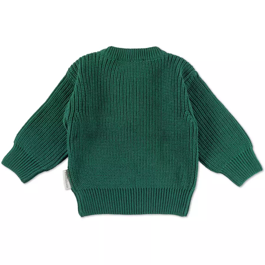 Hofbrucker Oversize Baby Strickpulli Lara Waldgrün