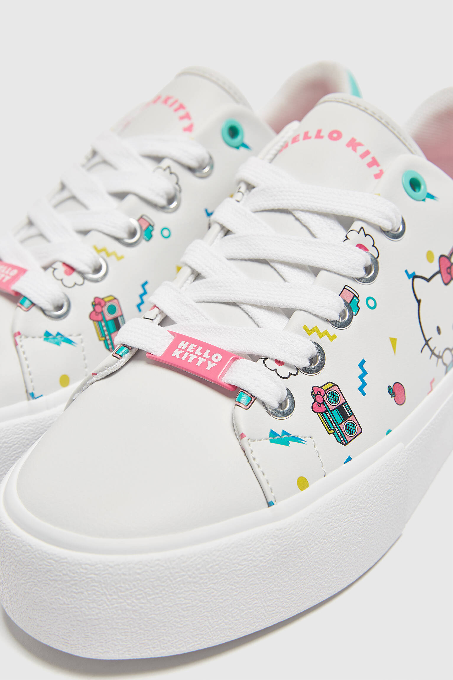 Tênis Casual Hello Kitty - Branco