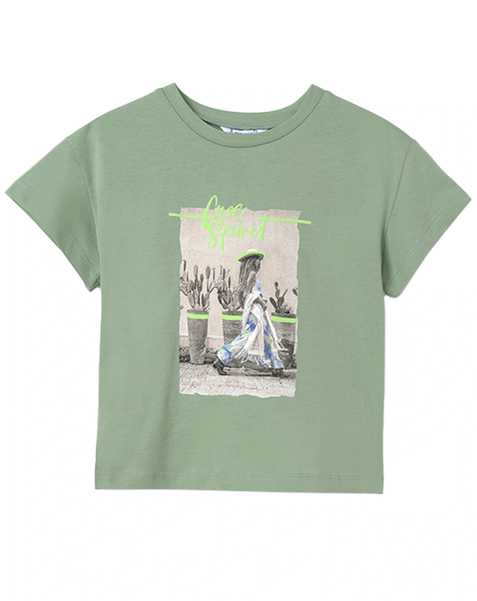 T-Shirt FREE SPIRIT in minze