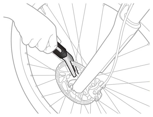 Outil dévoileur de disque Topeak Rotor Tru