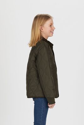 Svea Vattert Jakke, Army Green
