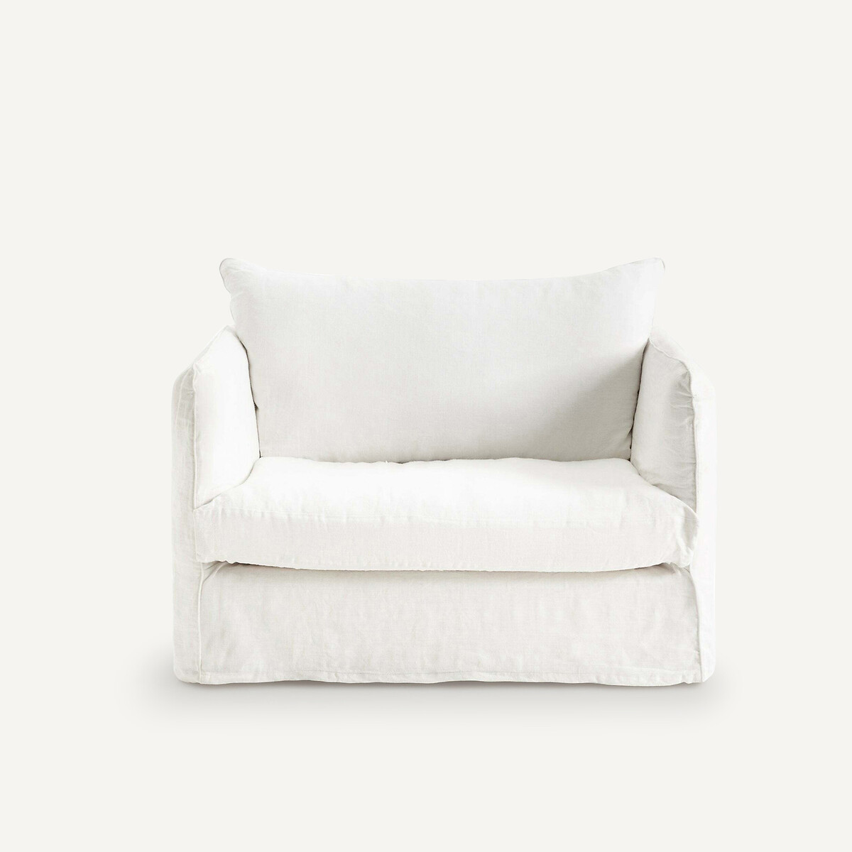 AM.PM<br>Poltrona XL em linho amassado, Neo Chiquito