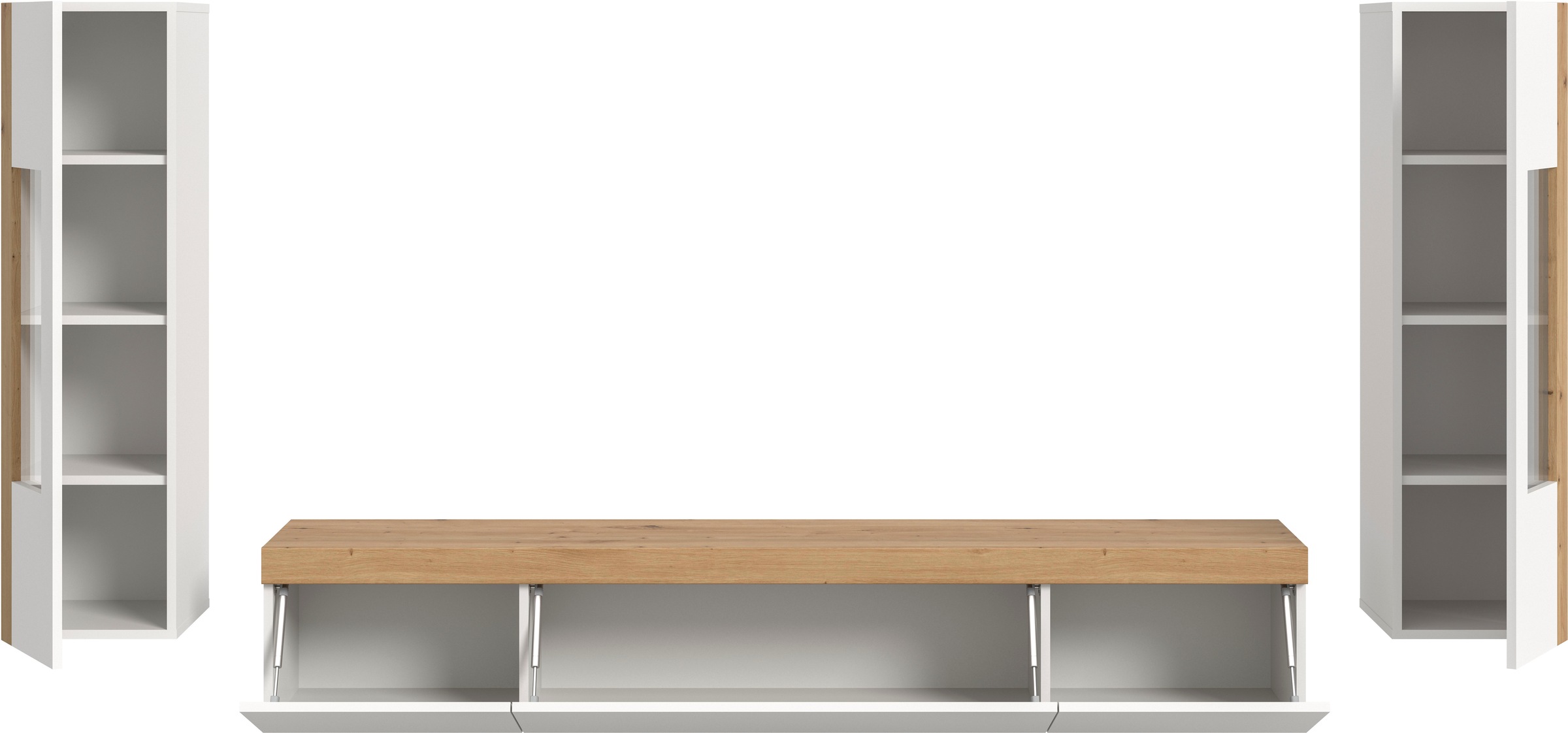 INOSIGN Wohnwand »Svala, Breite 180 cm, Wohnkombination« Set, 3 Stk. tlg.