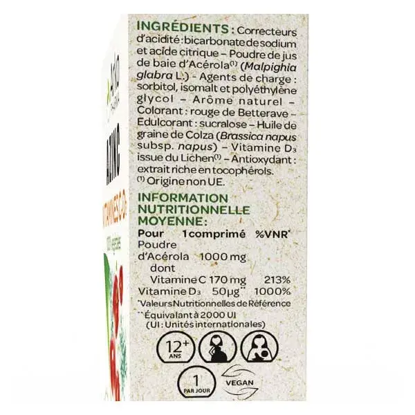 Arkopharma Azinc Vitaminas Naturais C + D 20 comprimidos efervescentes