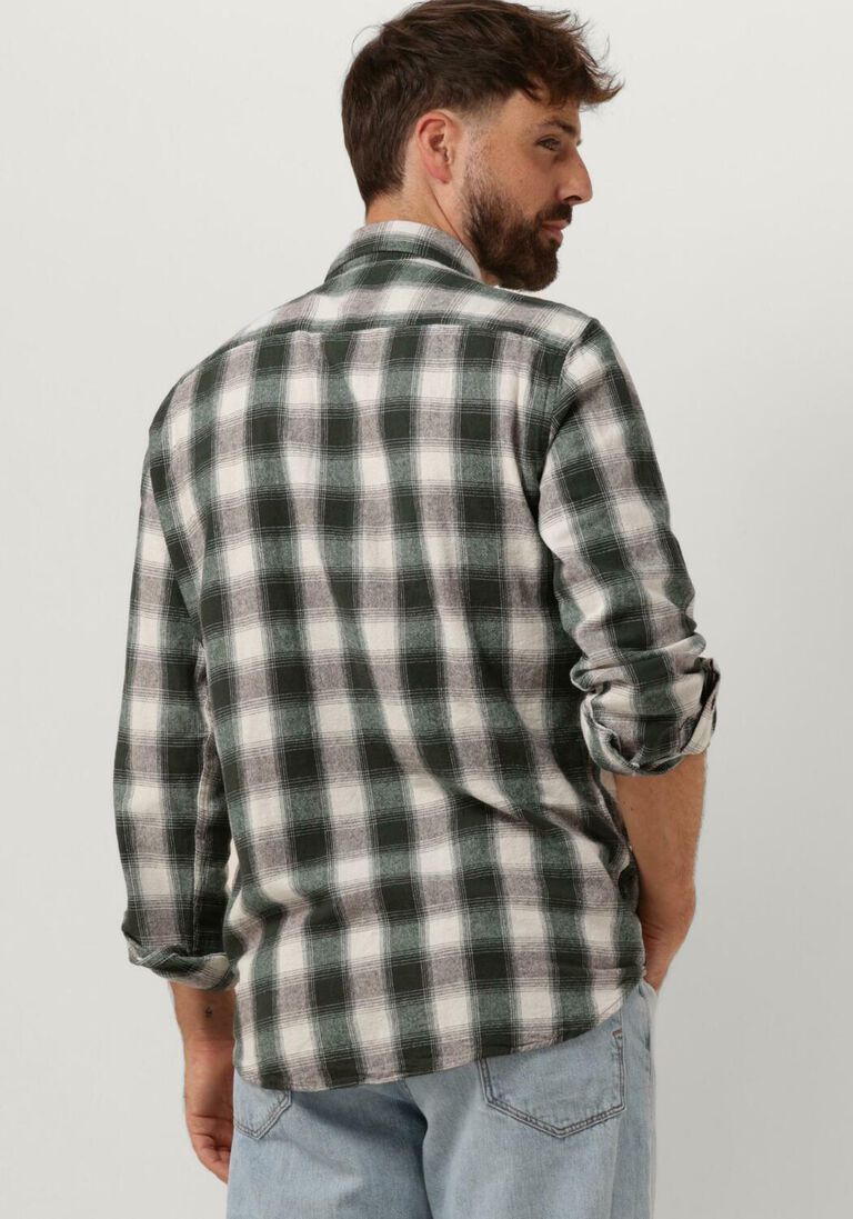 SELECTED HOMME donkergroene selected homme casual overhemd regbaldo shirt