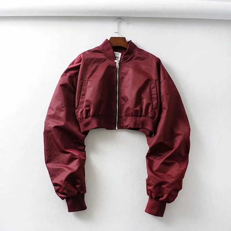 Opuscule - Cropped bomberjack met rits