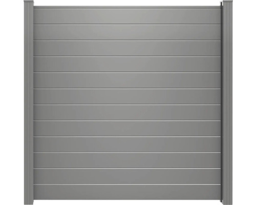 Hoofdelement GroJa Lumino plug-in systeem zonder palen 180 x 180 cm zilvergrijs