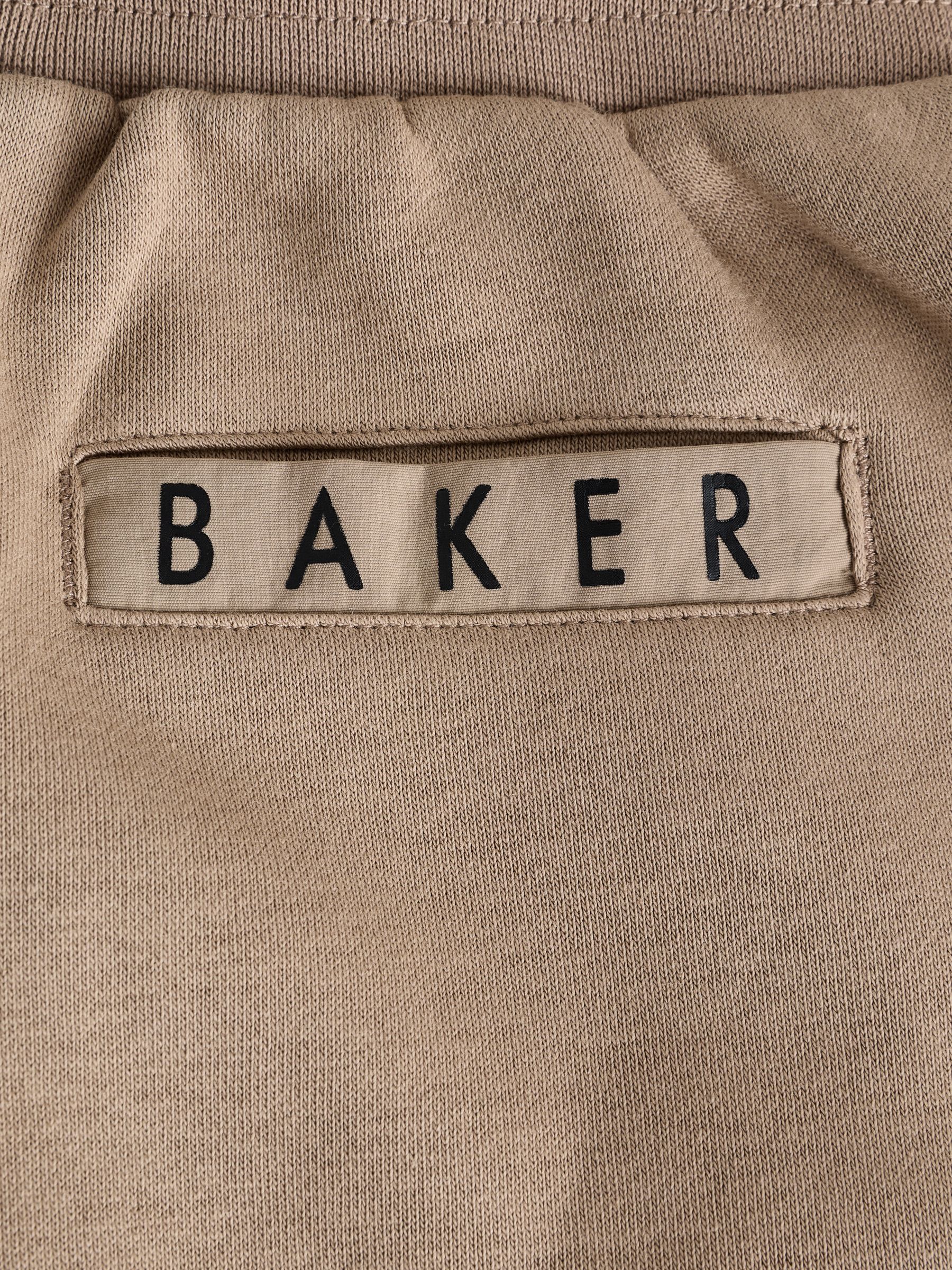 Pastelgeel - Baker by Ted Baker Zip Through Hoodie T-Shirt And Joggers 3 Piece Set
