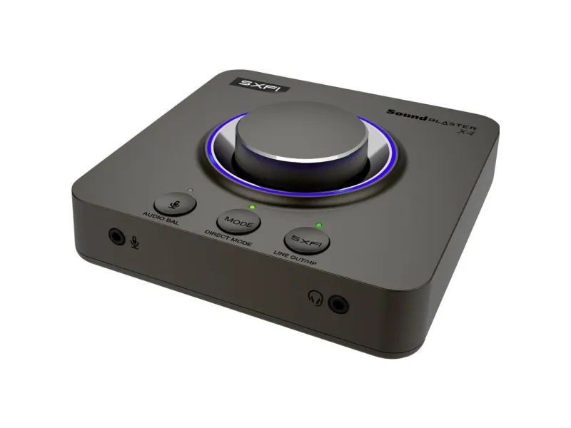 Creative Sound Blaster X4 - Lydkort - 24 bit - 192 kHz - 114 dB SNR - stereo - USB-C
