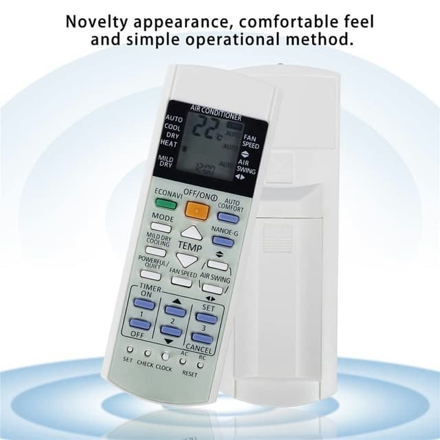 Udskiftning fjernbetjening til A75C3706 Panasonic Air Conditioner