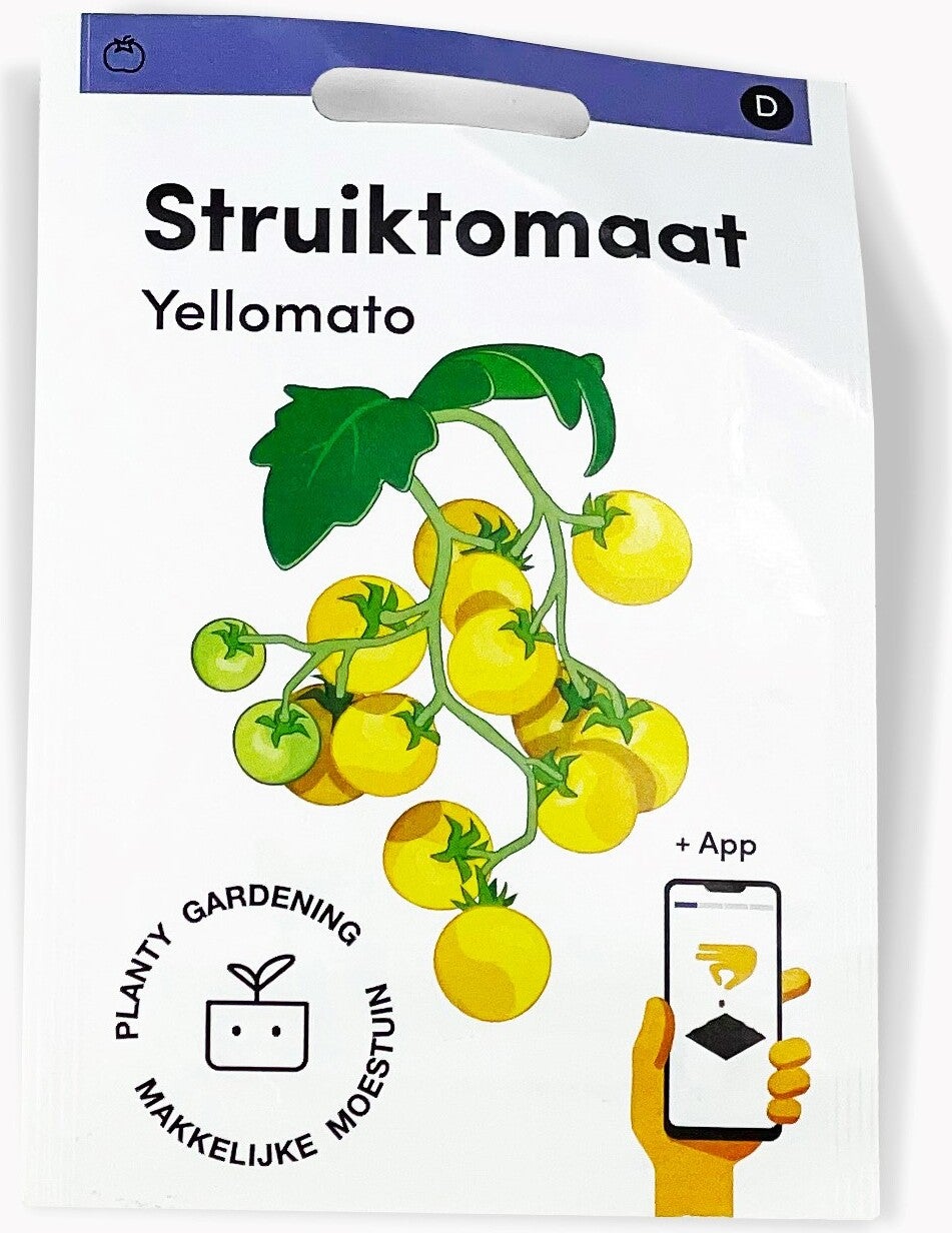 Makkelijke Moestuin groentezaad Gele tomaat (Solanum lysopersicum 'Gourmandise Yellow')