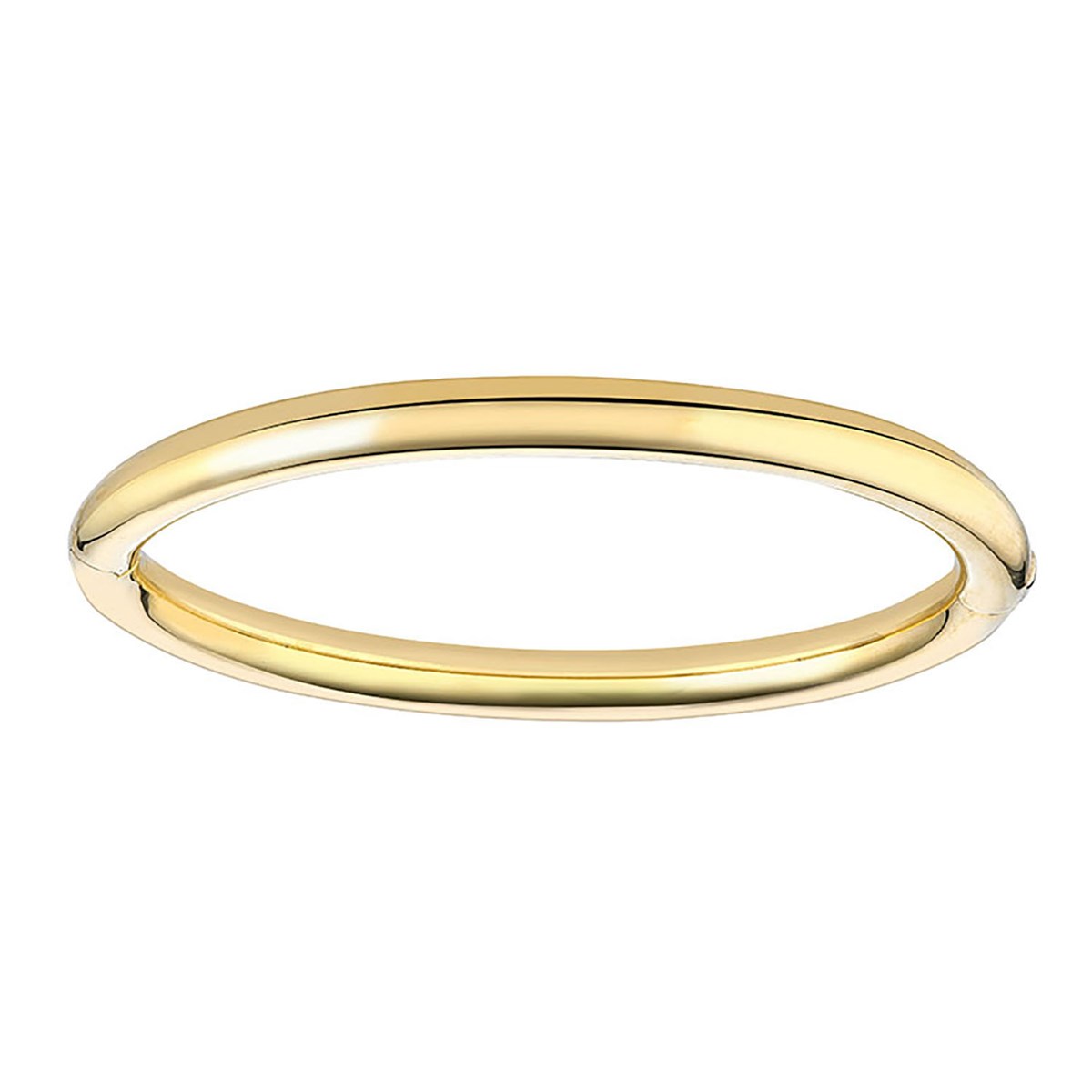 Bracelet Brillaxis jonc fil rond 6mm or 18 carats