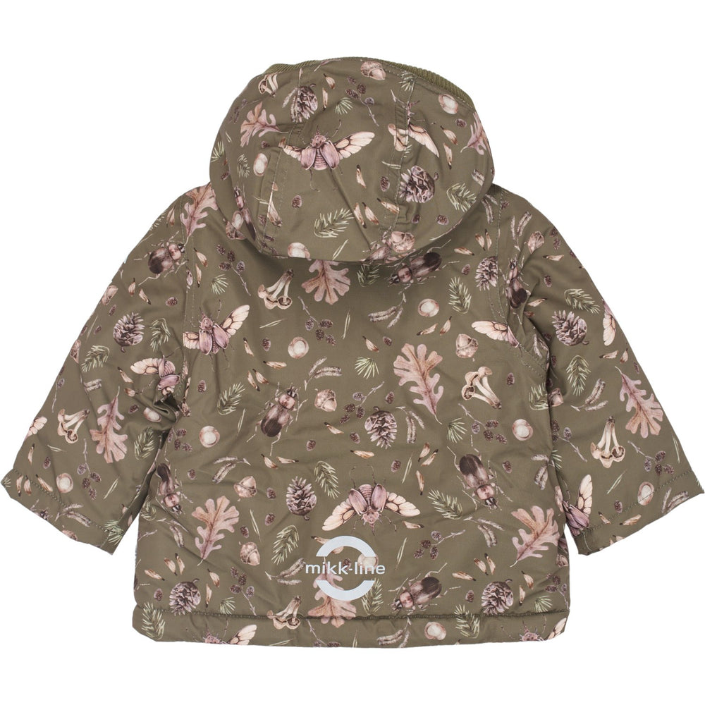 Køb Mikk-Line Burnt Olive Polyester Baby Jakke AOP