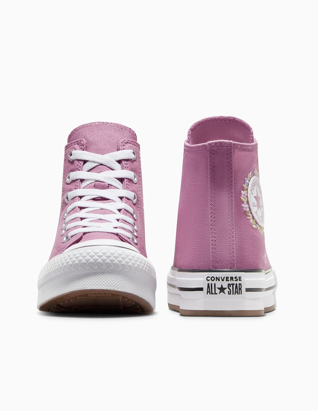 converse Sneaker femme ctas eva lift hi dreamy dahlia/white