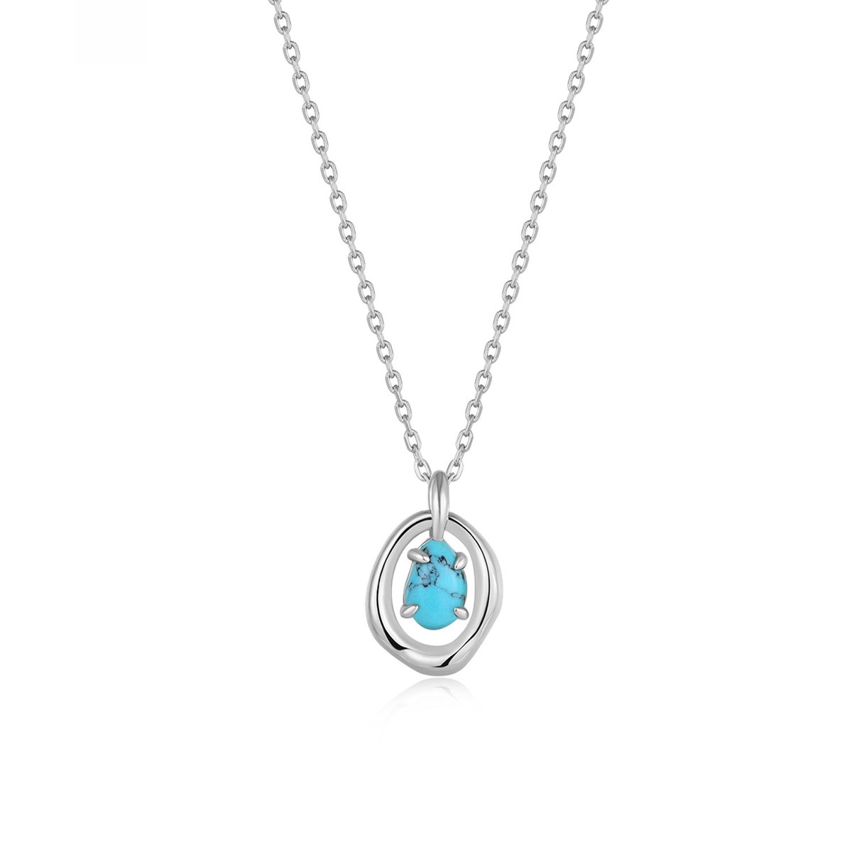 Collier Ania Haie Making Waves argenté turquoise
