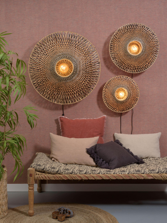 Good&Mojo Bali wandlamp large Ø87