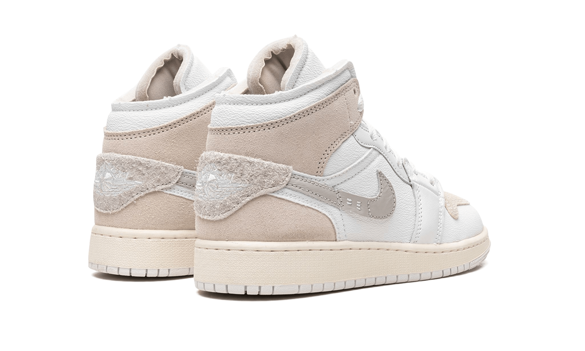 Air Jordan 1 Mid SE Craft Inside Out White Grey