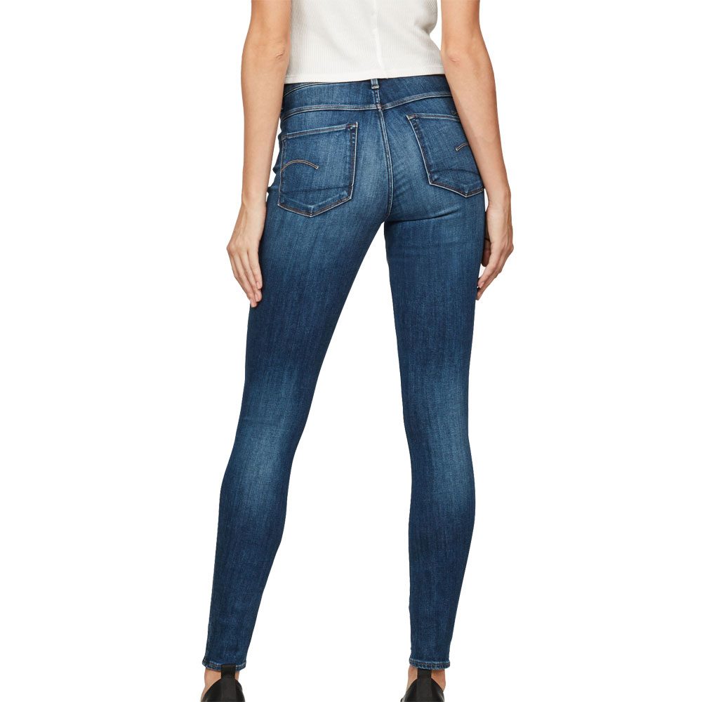 G-Star Lynn D-Mid Super Skinny Jeans Damen rinsed