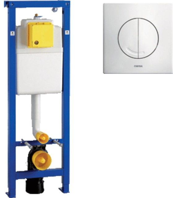 Wisa - XS Inbouwreservoir - Wit - Inclusief Bedieningspaneel