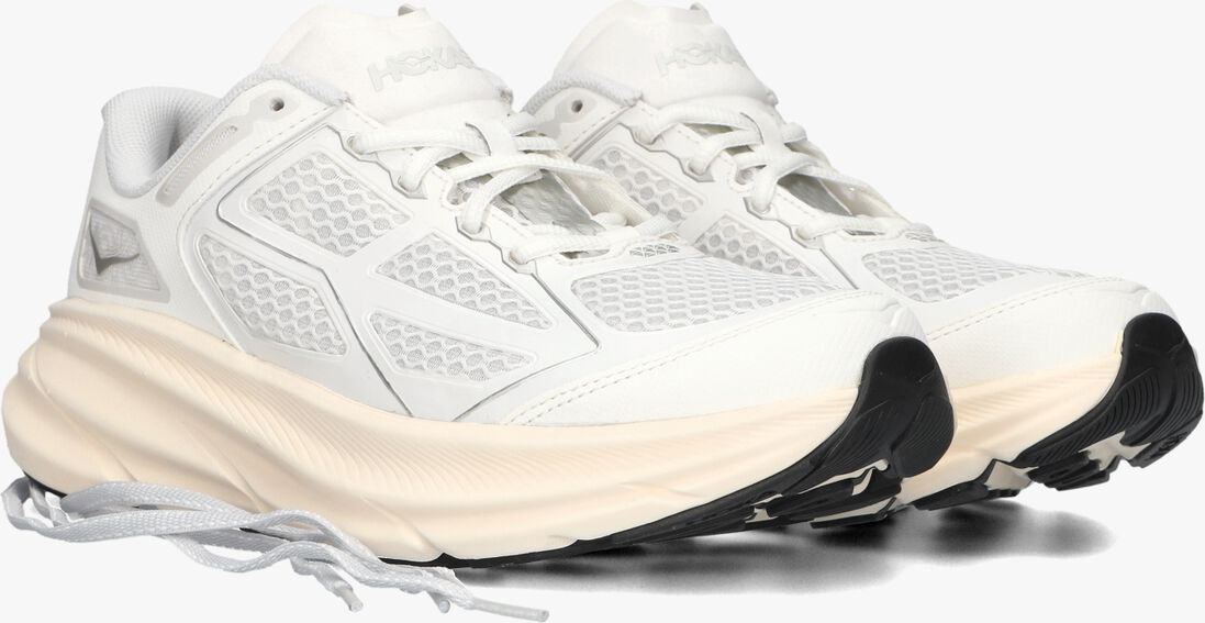 witte hoka lage sneakers clifton one9