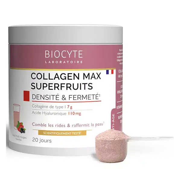 Biocyte Collagen Max Superfruits Anti-Idade Colágeno Ácido Hialurônico 260g