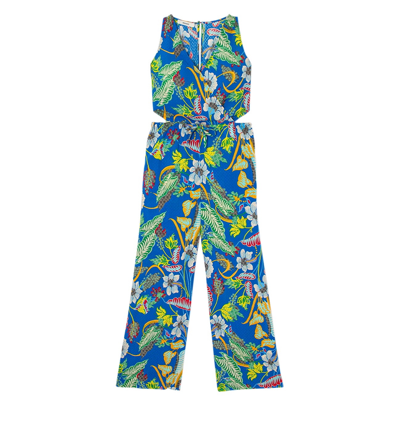 Combi-pantalon imprimée Femme - Imprimé bleu