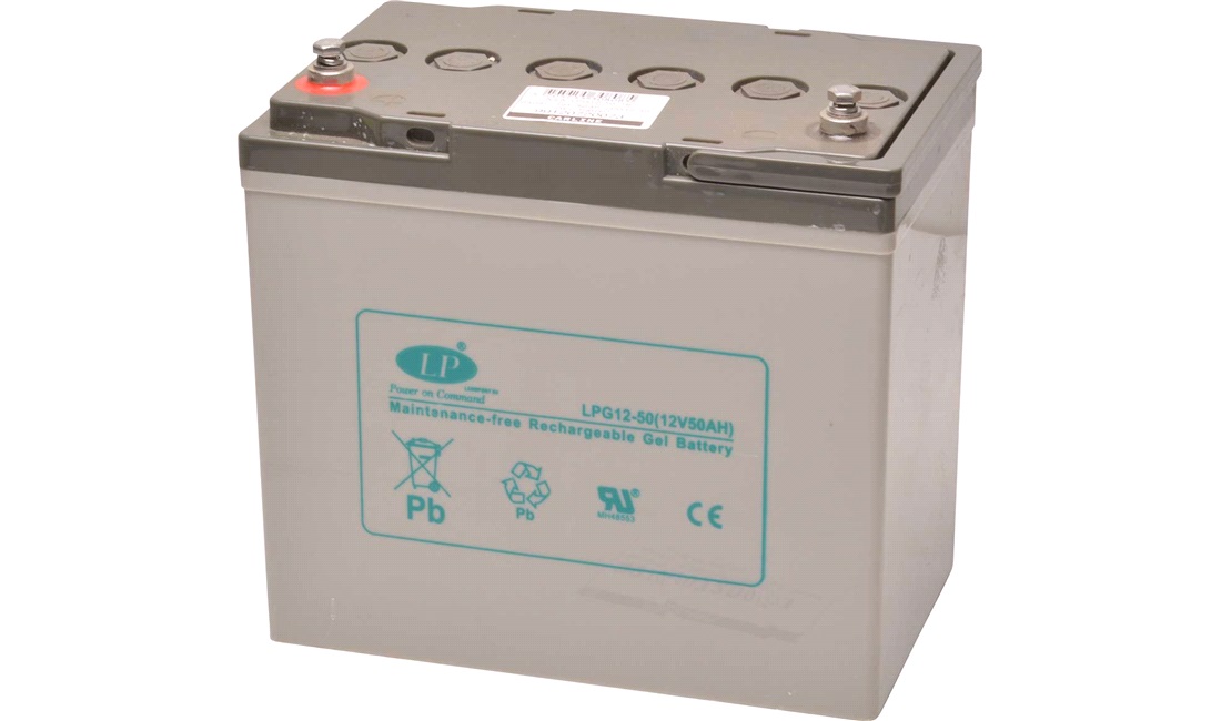 Batteri LP 12V-50Ah LPG12-50 GEL