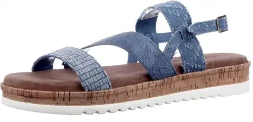 Lazamani jeans LA75013 - maat 43 sandaal jeans - maat 43 Calandschoen