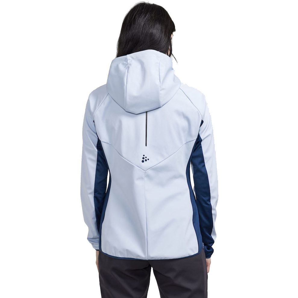 Craft Glide Hood Jacke Damen sulfur tide
